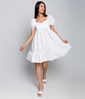 Платье #КТ1101, молочный