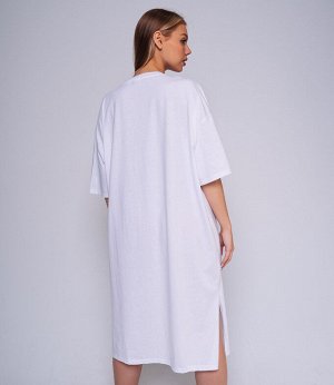 Платье #КТ18-3, белый