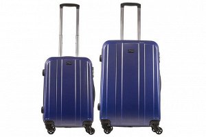 Комплект чемоданов 2в1 Alezar Sumatra - Light blue (M+S)