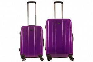 Комплект чемоданов 2в1 Alezar Sumatra - Purple (M+S)