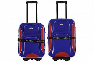 Комплект чемоданов 2в1 Atma Tour - Blue &  Red (M+S)