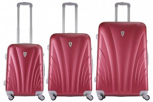 Комплект чемоданов 3в1 Alezar Cruise - Red (L+M+S)