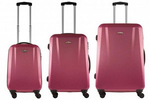 Комплект чемоданов 3в1 Alezar Valensia - Crimson (L+M+S)