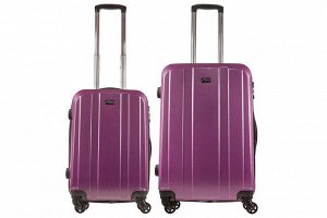 Комплект чемоданов 2в1 Alezar Sumatra - Pink (M+S)