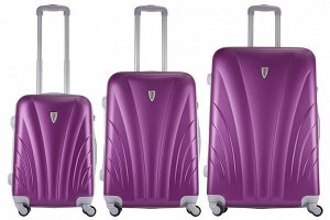 Комплект чемоданов 3в1 Alezar Cruise - Purple (L+M+S)