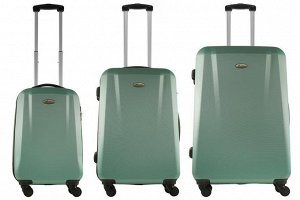 Комплект чемоданов 3в1 Alezar Valensia - Green (L+M+S)