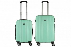 Комплект чемоданов 2в1 Alezar Global - Light Green (M+S)