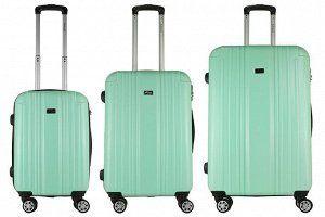 Комплект чемоданов 3в1 Alezar Global - Light Green (L+M+S)