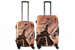 Комплект чемоданов 2в1 Alezar - Paris (M+S)
