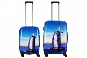 Комплект чемоданов 2в1 Alezar - Dubai (M+S)