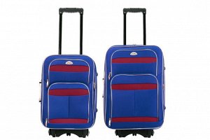 Комплект чемоданов 2в1 Atma Classic 2 - Blue & Red (M+S)