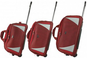Комплект дорожных сумок 3в1 Alezar Complete - Red (L+M+S)
