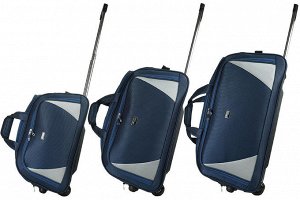 Комплект дорожных сумок 3в1 Alezar Complete - Blue (L+M+S)