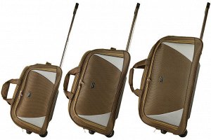 Комплект дорожных сумок 3в1 Alezar Complete - Beige (L+M+S)