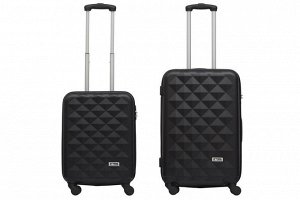 Комплект чемоданов 2в1 Feru Pyramid peak - Black (M+S)