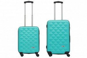 Комплект чемоданов 2в1 Feru Pyramid peak - light blue (M+S)