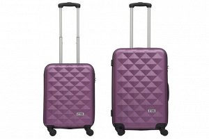 Комплект чемоданов 2в1 Feru Pyramid peak - purple (M+S)