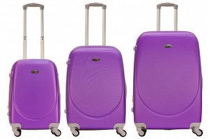 Комплект чемоданов 3в1 Alezar Voyage  - Violet (L+M+S)