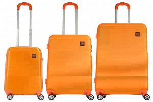 Комплект чемоданов 3в1 Monopol Santorin II - Orange (L+M+S)