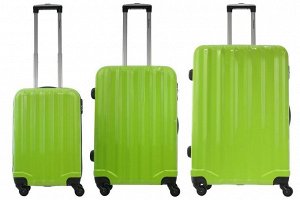 Комплект чемоданов 3в1 Monopol Miami - green (L+M+S)