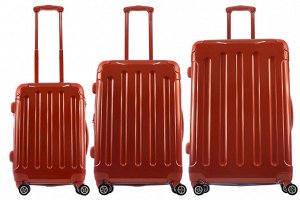 Комплект чемоданов 3в1 Monopol Nepal - red (L+M+S)