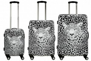 Комплект чемоданов 3в1 Monopol Leopard (L+M+S)