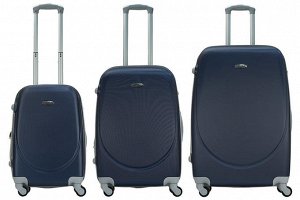 Комплект чемоданов 3в1 Alezar Voyage  - Blue (L+M+S)