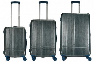 Комплект чемоданов 3в1 Monopol Samos - Blue (L+M+S)