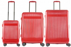 Комплект чемоданов 3в1 Monopol Malta - Red (L+M+S)