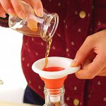 Воронка кухонная, складная, 8,5 х 7 х 1,5 см., цвет в ассортименте