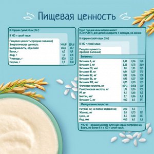 ФРУТОНЯНЯ Каша 200г рисовая БЕЗмолочная
