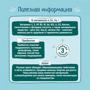 ФРУТОНЯНЯ Каша 200г рисовая безмолочная