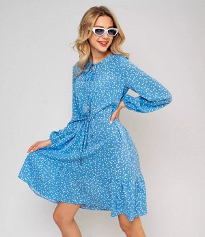 Платье #БШ1776-1, голубой