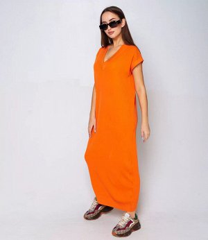 Платье #КТ7541, оранжевый