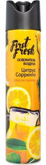 First Fresh Освежитель воздуха Цитрус Сорренто 300 мл. Сухое распыление