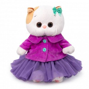 Ли-Ли BABY в пурпурной курточке и юбочке мягкая игрушка