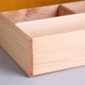 Ящик деревянный 20.5?34.5?10 см подарочный комодик