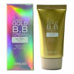 Тональный ВВ крем подстраивающийся в тон кожи	Lebelage  Dr.Derma Gold B.B Cream SPF50+ Pa+++