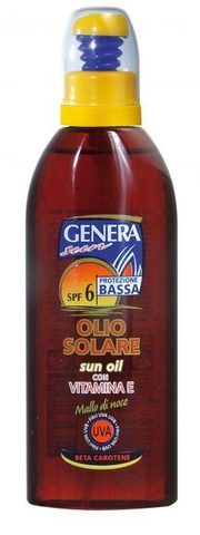 АКЦИЯ!!! GENERA SUN Масло для защиты от солнца SPF 6 150мл (*16)