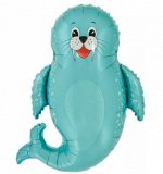 Фольга шар фигура Дюк Морской Лев 17&quot;/43 см с клапаном Китай