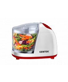 Чоппер Centek CT-1390 WHITE белый (400Вт, стакан 350 мл, импульсный режим работы)