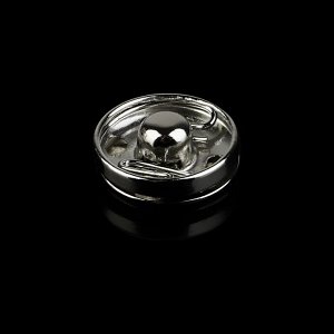 Кнопки пришивные, d = 8,5 / 10 / 12 мм, 25 шт, цвет серебряный