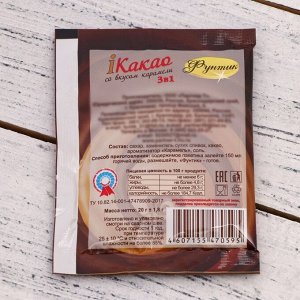 Какао 3в1 «Фунтик», со вкусом карамели, 20 г