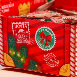 Жевательная резинка «Новогодняя почта», 68 г ( 50 шт. х 1.36 г)