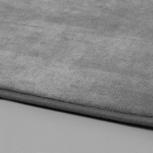 Коврики для ванной и туалета SAVANNA Memory foam, 2 шт: 60x90 см, 40x60 см, цвет серый