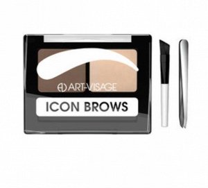 ART-VISAGE "ICON BROW" Двойные тени для бровей