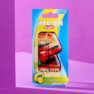 Ароматизатор на зеркало Areon Refreshment гелевый, лимон