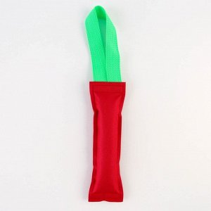Игрушка-кусалка с 1 ручкой, красная, 20 х 5 см