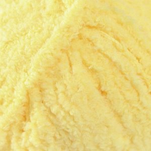 Плюшевая пряжа для вязания спицами, крючком ALIZE, Softy, 100% микрополиэстер, 115 м/50 г, (187 лимонный)