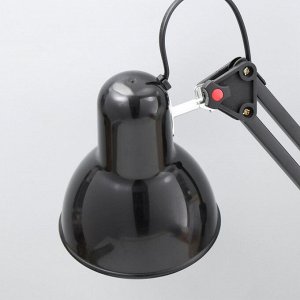 Настольная лампа "Юника" Е27 40Вт черный 14,5х14,5х53 см